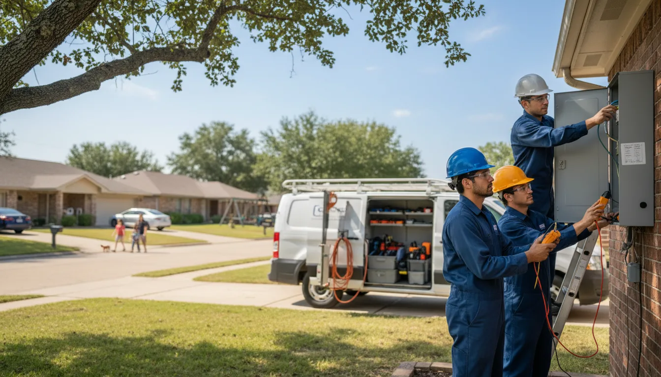 Certified electrician providing emergency electrical services in Rome, GA